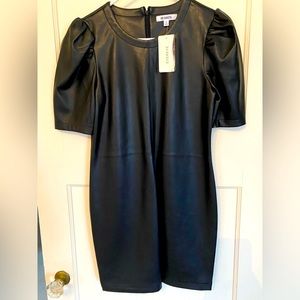 Brand new with tags BB Dakota faux leather dress!
